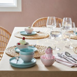 پیش دستی  جفتی رنگ آبی KEJSERLIG