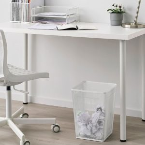 سطل زباله اداری ایکیا مدل DRÖNJÖNS رنگ سفید