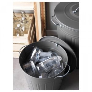سطل فلزی ایکیا 16 لیتری KNODD