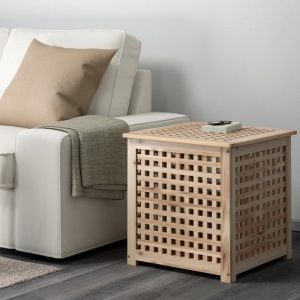 میز کنار مبلی ایکیا مدل HOL با ابعاد 50×50 سانتی متر