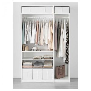 باکس ذخیره سفید ایکیا مدل SKUBB سایز 43x53x19