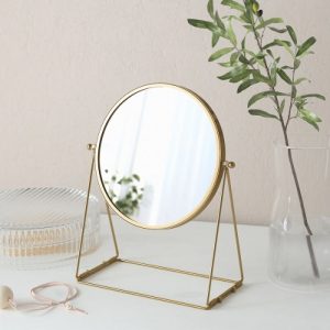 آینه طلایی رومیزی ایکیا مدل LASSBYN